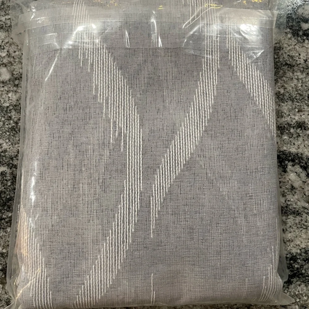 Madison Park Candice Sheer Shower Curtain, Machine Washable, 72